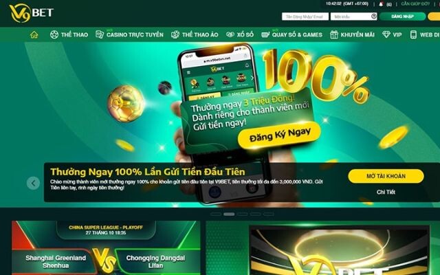 Chương trình khuyến mãi tại V9bet